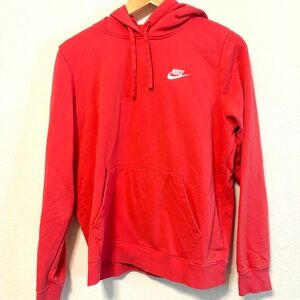 Pink Nike Pullover Hoodie Sweatshirt